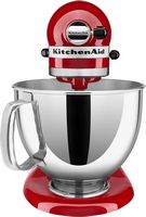 KitchenAid - Artisan Series 5 Quart Tilt-Head Stand Mixer - KSM150PSER - Empire Red - Angle
