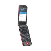 Lively® - Jitterbug Flip2 Cell Phone for Seniors - Red - Angle