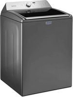 Maytag - 4.7 Cu. Ft. 11-Cycle High-Efficiency Top-Loading Washer - Metallic Slate - Angle