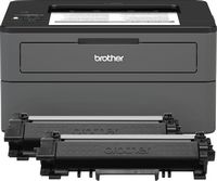 Brother - HL-L2370DW XL Wireless Black-and-White Refresh Subscription Eligible Laser Printer - Gray - Angle