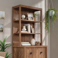 Sauder - Cannery Bridge Library Hutch - Sindoori Mango - Angle