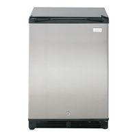 Avanti - 5.2 cu. ft. Compact Refrigerator - Stainless Steel - Angle