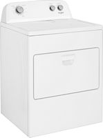 Whirlpool - 7 Cu. Ft. 12-Cycle Electric Dryer - White - Angle