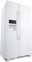 Amana - 21.4 Cu. Ft. Side-by-Side Refrigerator - White - Angle