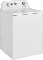 Whirlpool - 3.8 Cu. Ft. 12-Cycle Top-Loading Washer - White - Angle