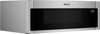 Whirlpool - 1.1 Cu. Ft. Low Profile Over-the-Range Microwave Hood Combination - Stainless Steel - Angle