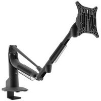 Kanto - DMS Series Desktop Monitor Mount - Black - Angle