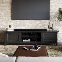 Simpli Home - Amherst 72 inch Solid Wood Low TV Media Stand in Hickory Brown - Hickory Brown - Angle