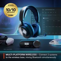 SteelSeries - Arctis Nova Pro Wireless Multi Gaming Headset for PS5, PS4, PC,  Switch - Black - Angle