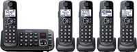 Panasonic - KX-TGE645M DECT 6.0 Expandable Cordless Phone System with Digital Answering System - ... - Angle