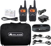 Midland - X-Talker Extreme 38-Mile, 36-Channel FRS 2-Way Radios (Pair) - Black - Angle