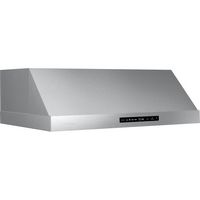 Samsung - 30 inches - Externally Vented & Recirculating - Under cabinet Range Hood - Stainless Steel - Angle