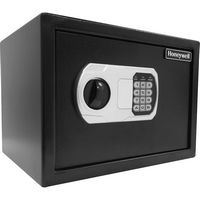 Honeywell - 0.51 Cu. Ft. Security Safe with Electronic Lock - Black - Angle