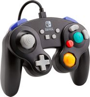 PowerA - GameCube Style Wired Controller for Nintendo Switch - Wired: Black - Angle