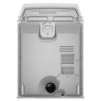 Whirlpool - 7.0 Cu. Ft. Electric Dryer with AutoSensing and Wrinkle Shield - White - Angle