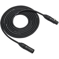 Samson - Tourtek Pro 25' Microphone Cable - Black - Angle