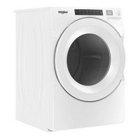 Whirlpool - 7.4 Cu. Ft. Stackable Electric Dryer with Wrinkle Shield Option - White - Angle