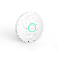 Airthings - Wave  Plus Smart Indoor Air Quality Monitor with Radon Detection - Matte White - Angle