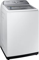 Samsung - 5.0 Cu. Ft. High-Efficiency Top Load Washer with Active WaterJet - White - Angle
