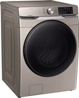 Samsung - 4.5 Cu. Ft. High-Efficiency Stackable Front Load Washer with Steam and Self Clean+ - Ch... - Angle