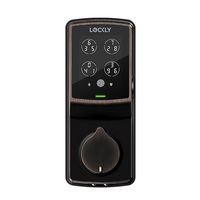 Lockly - Secure Plus Smart Lock Replacement Deadbolt with 3D Biometric Fingerprint/App/Physical K... - Angle