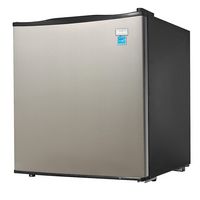 Avanti - 1.7 cu. ft. Compact Refrigerator, in Stainless Steel - Stainless Steel - Angle
