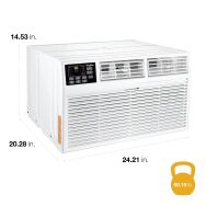 Whirlpool - 8,000 BTU Through the Wall Air Conditioner - White - Angle