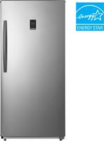 Insignia™ - 13.8 Cu. Ft. Garage Ready Convertible Upright Freezer with ENERGY STAR Certification ... - Angle