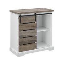 Walker Edison - Rustic TV Stand for Most TVs Up to 35