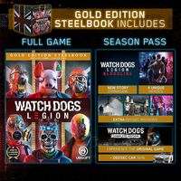 Watch Dogs: Legion Gold Edition SteelBook - PlayStation 5, PlayStation 4 - Angle