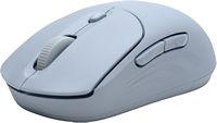 HP - 400 Quiet Wireless Bluetooth Ambidextrous Mouse - Wireless - Blue - Angle