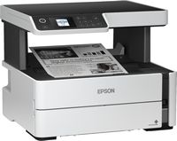 Epson - EcoTank ET-M2170 Wireless Monochrome All-in-One Supertank Printer - White - Angle