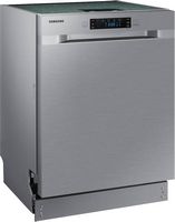 Samsung - Front Control Built-In Stainless Steel Tub Dishwasher with Integrated Digital Touch Con... - Angle