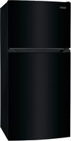 Frigidaire - 13.9 Cu. Ft. Top-Freezer Refrigerator - Black - Angle