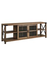 Farmhouse TV Stand Cabinet for Most TVs Up to 78