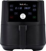 Instant Pot - 6 Quart Vortex 4-in-1 Air Fryer Oven - Black - Angle