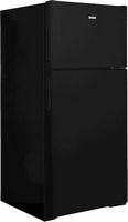 Hotpoint - 15.6 Cu. Ft. Top-Freezer Refrigerator with LED Interior Lighting - Black - Angle