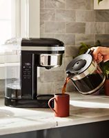 KitchenAid - 12-Cup Drip Coffee Maker with Spiral Showerhead and Programmable Warming Plate - Ony... - Angle