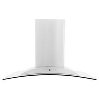 ZLINE - 36 inches - Externally Vented - Island Range Hood - Stainless Steel - Angle