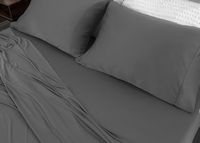 Bedgear - Dri-Tec Moisture-Wicking Sheet Sets- Full - Gray - Angle