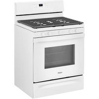 Whirlpool - 5.0 Cu. Ft. Freestanding Gas Range with Self-Cleaning and SpeedHeat Burner - White - Angle