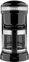KitchenAid - 12-Cup Drip Coffee Maker with Spiral Showerhead - Onyx Black - Angle