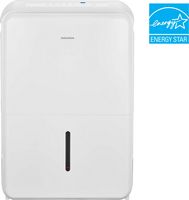 Insignia™ - 50-Pint Dehumidifier with ENERGY STAR Certification - White - Angle