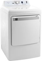 Insignia™ - 7.5 Cu. Ft. Gas Dryer - White - Angle