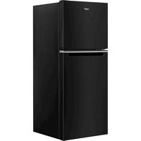 Whirlpool - 11.6 Cu. Ft. Top-Freezer Counter-Depth Refrigerator - Black - Angle