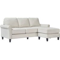 Serta - Harmon L-Shaped Fabric 2-Piece Sectional Sofa - Cream - Angle