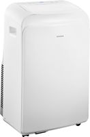 Insignia™ - 250 Sq. Ft. Portable Air Conditioner - White - Angle