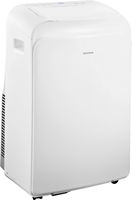 Insignia™ - 300 Sq. Ft. Portable Air Conditioner - White - Angle