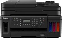 Canon - PIXMA MegaTank G7020 Wireless All-In-One Inkjet Printer with Fax - Black - Angle