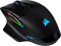 CORSAIR - DARK CORE RGB PRO SE Wireless Optical Gaming Mouse with Qi Wireless Charging - Wireless... - Angle